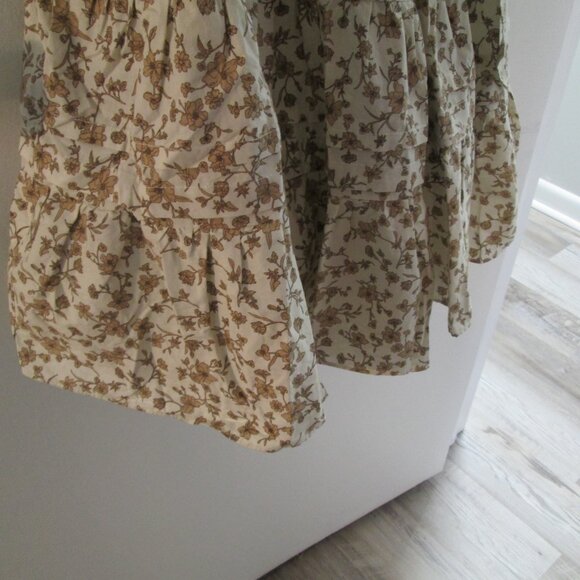 En Saison Gianna Mini Dress – 100% Cotton Feminine Ruffle Dress Sz S - Picture 11 of 12